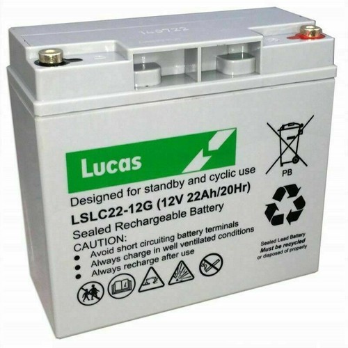 Lucas agm 12v - agm, holes)
